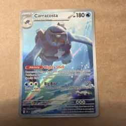 Carracosta 107/086 Pokemon SV Black Bolt Illustration Rare Card NM Condition - Image 1