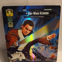 Star Wars Unlimited Obi-Wan Kenobi Protective Padawan Promo Foil Card G25 3/3 - Image 3