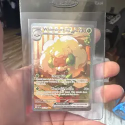 2024 Pokemon TCG Whimsicott EX 165/086 Holo Grass Stage 1 Card Stock Card - Image 1