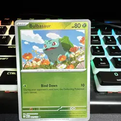 BULBASAUR - 1/132 Mega Evolution NM - Reverse Holo Common - Pokemon TCG Card - Image 1