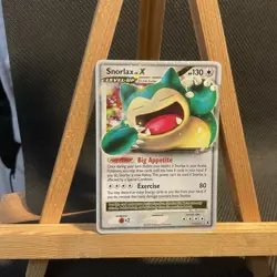 Pokemon 2009 TCG Snorlax LV.X Rising Rivals Holo Card 111/111 VLP/LP+ - Image 1