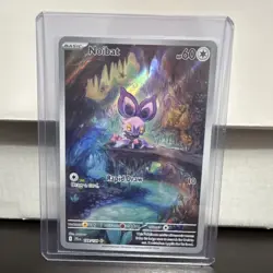 Pokemon Noibat 169/159 SV09 Journey Together Holo Dragon Pokemon TCG Card Stock - Image 1