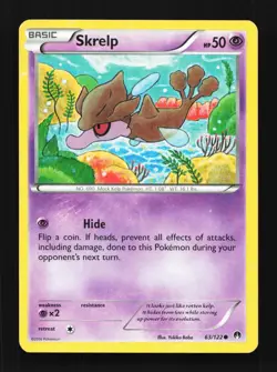 Skrelp 63/122 LP BREAKpoint English Pokemon Card TCG - Image 1