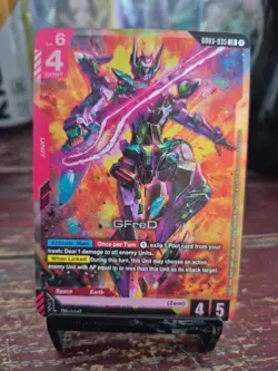 GFreD LR GD03-035 Steel Requiem Gundam TCG English Card Game NM - Image 1