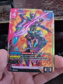 GFreD LR GD03-035 Steel Requiem Gundam TCG English Card Game NM - Image 4