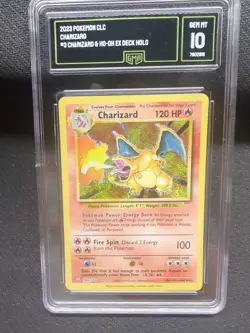 2023 POKEMON CLC-TRADING CARD GAME CLASSIC #003 CHARIZARD GMA 10 - Image 1