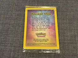 Sealed Ancient Mew Pokemon Movie Promo Card - Image 2