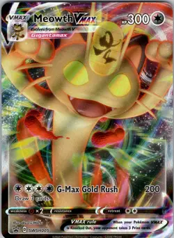 Meowth VMAX - Promo SWSH: Sword & Shield Promo Cards SWSH005 NM Holo - Image 1