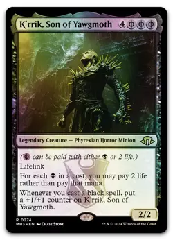 K'rrik, Son of Yawgmoth #274 (Foil) (NM) Modern Horizons 3 MH3 Magic MTG - Image 1