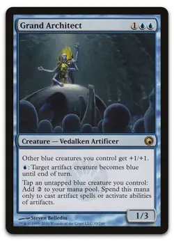 Grand Architect #33 (NM) Scars of Mirrodin SOM Magic MTG - Image 1