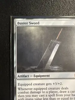 Magic: The Gathering 2025 Final Fantasy Buster Sword Mythic Rare Mint Condition - Image 2