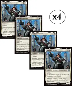 Adelbert Steiner - x4 - Final Fantasy - CUC NM MTG - Image 1