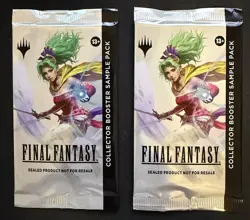 2x Final Fantasy Collector Booster Sample Pack SEALED MTG - Image 1
