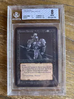 MTG Alpha Hypnotic Specter, BGS 8, Graded, Magic The Gathering - Image 1