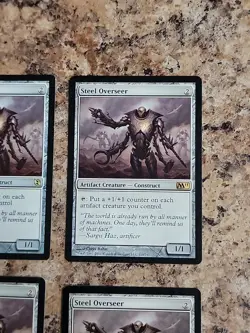 MTG 4X Steel Overseer X4 Core Set 2011 (M11) Magic - SP/NM - Image 4