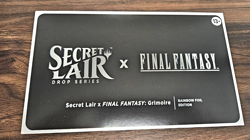 MTG Secret Lair FOIL EDITION Final Fantasy Grimoire Sealed Pack - Image 1