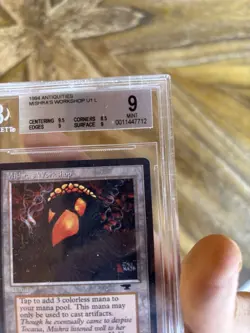 MTG Antiquities, Mishra’s Workshop, BGS 9, Graded, Rare, Magic The Gathering - Image 5