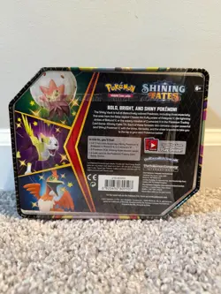 Pokemon Shining Fates Tin CRAMORANT V Factory Sealed New - Image 2