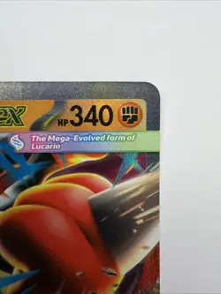 Mega Lucario EX 012 Black Star Promo Pokemon Mega Evolution (Standard Size) NM+ - Image 2