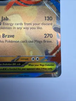 Mega Lucario EX 012 Black Star Promo Pokemon Mega Evolution (Standard Size) NM+ - Image 5