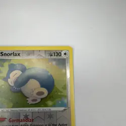 Snorlax Holo Rare SWSH04: Vivid Voltage 131/185 Colorless Reverse Holo Pokemon - Image 2