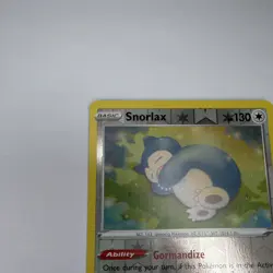 Snorlax Holo Rare SWSH04: Vivid Voltage 131/185 Colorless Reverse Holo Pokemon - Image 3
