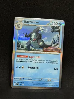 Pokemon Baxcalibur 019 SVP Black Star Promo Scarlet Violet Stamped NM - Image 1