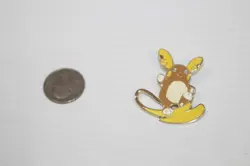 Pokemon Official Alolan Raichu Stamped Enamel & Metal Collector's Pin 2017 - Image 2
