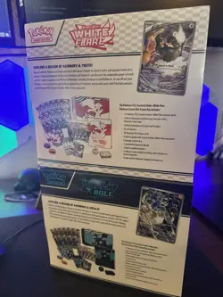 Black Bolt & White Flare Pokemon Center Exclusive Elite Trainer Box Pair - Image 3