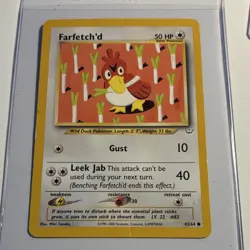Pokemon Farfetch'd 50 HP Neo Revelation 43/64 Common 2000 Miki Tanaka - Image 1