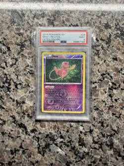 2016 Pokemon XY Mew- Reverse Foil PSA 9 - Image 1