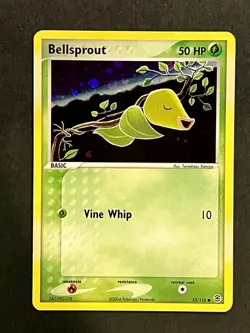 Bellsprout - 2004 FireRed & LeafGreen 53/112 Reverse Holo NM TCG Vintage Pokemon - Image 1