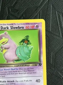 Pokemon TCG Dark Slowbro 29/82 First Edition Team Rocket Regular - NM(-)/LP(+) - Image 5