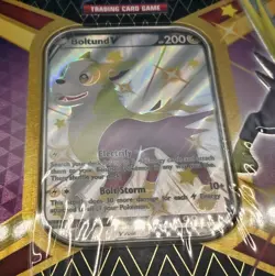 Pokemon TCG BOLTUND V Shining Fates Factory Sealed Booster Tin Box Shiny Vault - Image 2