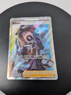 Pokemon TCG Allister Trainer Holo Full Art Rare Card 179/185 Vivid Voltage - Image 4