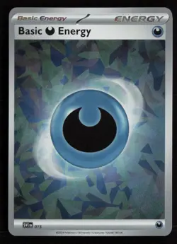 Basic Darkness Energy Cracked Ice Holo 015 Pokemon: Scarlet & Violet Energies NM - Image 1