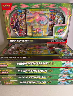 Pokemon TCG Mega Venusaur EX Premium Collection Box ** Sealed Ready To Ship - Image 1