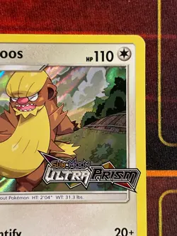 Gumshoos SM97 Prerelease - Pokemon SM: Ultra Prism Stamped Black Star Promo - Image 3