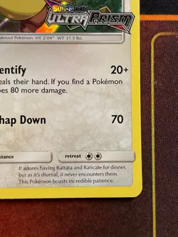 Gumshoos SM97 Prerelease - Pokemon SM: Ultra Prism Stamped Black Star Promo - Image 5