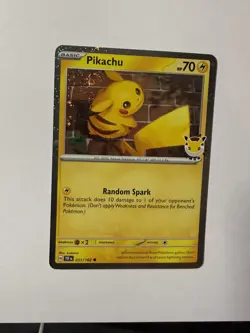 Pokemon Day 30th Anniversary - Pikachu 051 /162 Stamped 2026 Promo NM WITH SWIRL - Image 1