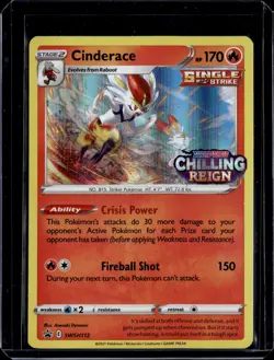 Cinderace - SWSH112 / Sword & Shield Black Star Promo 2021 (NM) / Pokemon TCG - Image 1