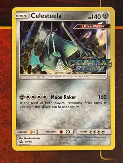 Celesteela SM131 Prerelease Pokemon SM: Celestial Storm Stamped Black Star Promo - Image 1