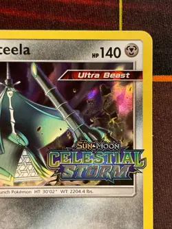 Celesteela SM131 Prerelease Pokemon SM: Celestial Storm Stamped Black Star Promo - Image 3