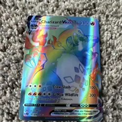 Pokemon Charizard VMAX Secret Rare 074/073 Champion's Path Holo G-Max Wildfire - Image 1