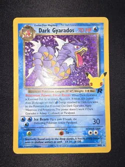Pokemon Dark Gyarados Celebrations Classic Collection 8/82 Holo 70HP 1995 TCG - Image 1