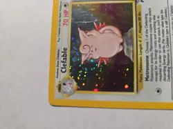 Pokemon Clefable 5/130 Base Set 2 Holo scratches on foil - Image 2