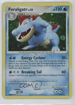 Feraligatr Holo Pokemon Diamond & Pearl Mysterious Treasures #8 2007 - Image 1