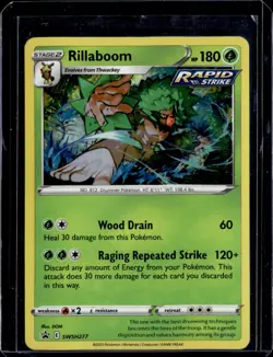 Rillaboom - SWSH277 / SW&SH Black Star Promo Cosmos Holo (NM) / Pokemon TCG - Image 1