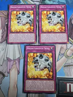 3x Breakthrough Skill x3 SDLI-EN035 Common 1st Edition NM Playset Yugioh - Image 1