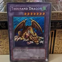 Yu-Gi-Oh! TCG Konami Thousand Dragon Metal Raiders MRD-143 Secret Holo - Image 1